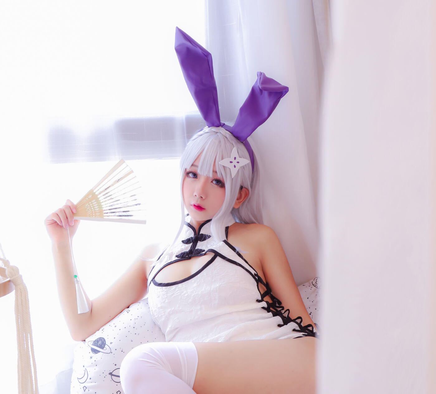 日奈娇 NO.009 白旗袍[52P]插图8